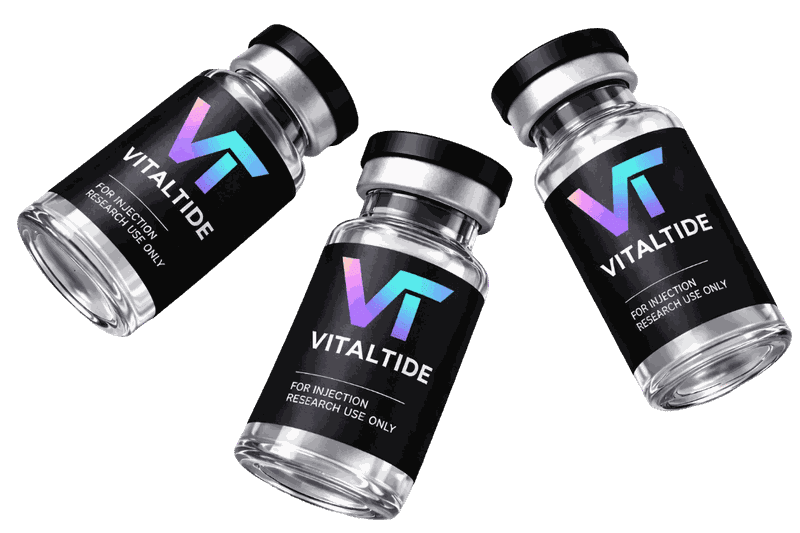 Vitaltide research peptide vials
